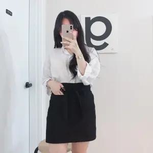 심플 린넨 랩 미니 허리앞치마 카페 바리스타 2컬러 공방 카페 플로리스트 앞치마