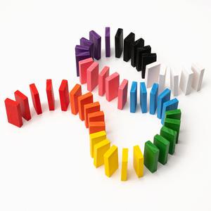 민화샵 원목 도미노 보드게임 100pcs 블럭완구