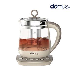 도무스 티칸 유리 티포트 분유포트1.5L 4단계 온도조절