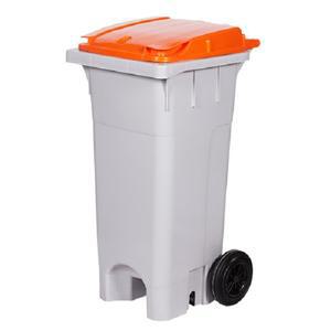 HDPE 국내생산 120L RFID 반원바닥형 빌라/빌딩/식당/음식점/업소용 120리터 아파트 음식물쓰레기통