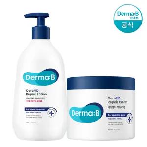 [공식] 더마비 세라엠디 리페어 로션 400ml+크림 430ml