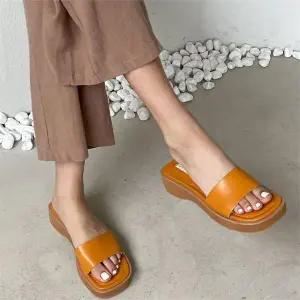 [오노마] ONM 키높이슬리퍼 여름 데일리신발 실외슬리퍼 통굽 (S8532857)