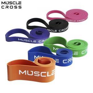 머슬크로스 파워 풀업 밴드 턱걸이 보조 웨이트 철봉 근력 운동 탄성 고무줄 6단계