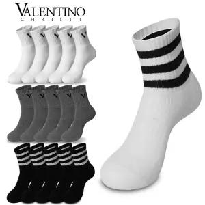 VC 면100 통파일 중목 남성 스포츠양말 5켤레 두꺼운 무지 등산 운동 양말