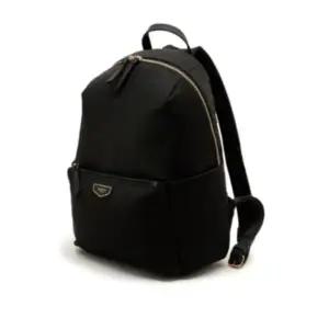 [헤지스](대전신세계)블랙 로고 가죽배색 나일론 라운드 백팩HIBA5E304BK