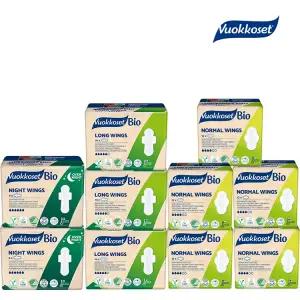 뷰코셋 NEW 유기농 순면 생리대 혼합 10팩 노말윙5+롱윙3+나이트윙2