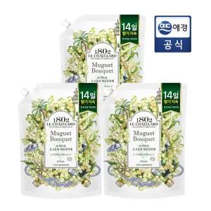 르샤트라 섬유유연제 뮤게 1.6L 리필 x 3개