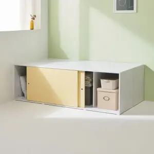 파로마 솔트 꼬모 슬라이딩 빅수납 침대프레임 SS mcr203