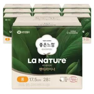 좋은느낌 라네이처 팬티라이너 롱 28개입 10팩