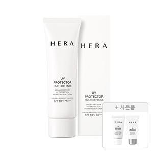 헤라 UV프로텍터 멀티디펜스 SPF50+PA4+ 50ml, 1개+증정(UV프로텍터 멀티디펜스SPF50+PA4+ 15ml, 1개+UV프로텍터 익스트림포스 레포츠 SPF50 15ml, 1개)