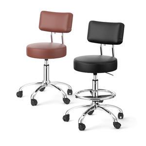 이동식 바퀴의자 미용 의자 미용실 높이조절 작업 병원 진료