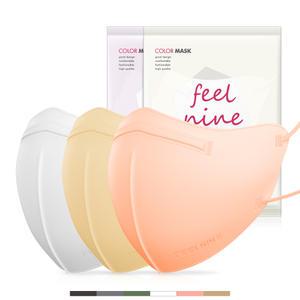 필나인 새부리형 KF94 마스크 라이트핏 2D 컬러 중형 1매입 50매