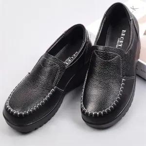 [오노마] ONM 6.5CM 키높이 통굽 효도화 할머니신발 효도화 소가죽 (S9714965)