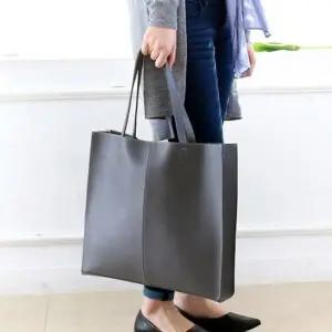 [셀러허브][라일리] Rly 여성 빅사이즈 스퀘어 숄더백 넓은수납 쇼퍼백 (S9506724)