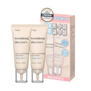 [에뛰드][1+1기획] 순정 디렉터 톤업 수정 선크림 듀오 기획세트 /톤업크림