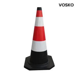 보스코 고무 칼라콘 70cm 라바콘 안전표시 안전꼬깔 주차금지 주차꼬칼 도로공사