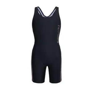 [레노마수영복](하남점)*지퍼백 폴리백 증정* 여아 스타백 3부 반신수영복 블랙 RN-GF2E863-BK