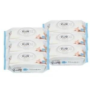 붕어빵 올인원 물티슈 70매 x6개