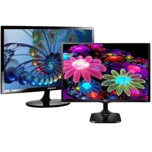 엘지 삼성 브랜드 24인치 LED HDMI 중고모니터 FHD 게임사무업무 랜덤