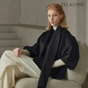 [파격 초특가] 엘라코닉 24 케이프 숄 코트 세트*
