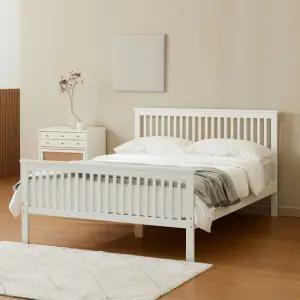 북유럽 신혼가구 테디 원목 침대 Q 퀸침대 매트리스 포함