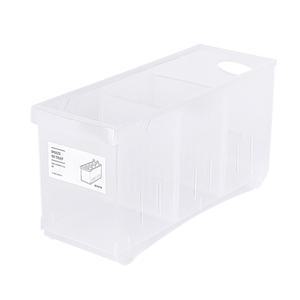 FF 창신리빙 투명 다용도 이동식 칸막이 저안 트레이 (17cm) 2호 ( 생활용품 수납함 정리함 바스켓