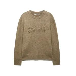 [롯데백화점]나이스클랍 레터링 라운드 니트 탑 (N244PWKA63)