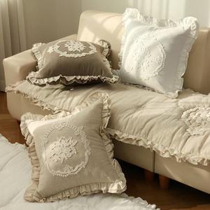 [집에]모디 고급 린넨 쿠션겸 방석