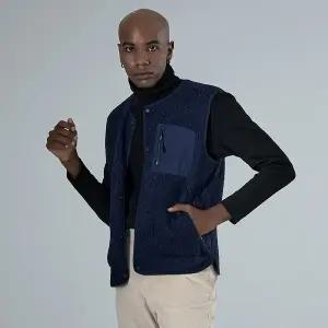 (마운틴벨리) 겨울 부클 플리스본딩 조끼 MVV1463