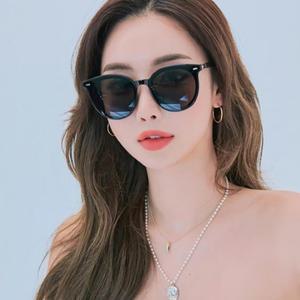 멜라크메 편광 오버사이즈 라운드 캣츠 선글라스 63 테이아 63 + 케이스