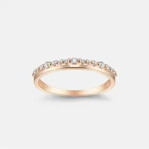 [주문제작][메트로시티 주얼리] 코르테 14K 로즈 링 A251GR3603R4H