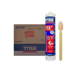 타이탄픽스2 TYTAN FIX2 1박스 25개입 백색 흑색 연회색 초강력접착제 수중방수 습기경화용 실리콘 목재 금속 석재 접착 추가금X