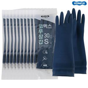 코멕스 네이비 고무장갑 소 주방장갑
