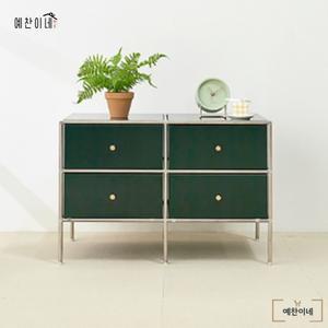 미드센추리 서랍장 800 국산 E0 등급 모듈 미드센츄리 낮은 아기옷 서랍장