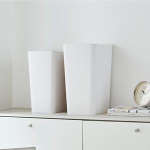 [한샘] 플랫사각휴지통 8L 12L 슬림 원터치