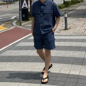 [모노폴로지]남자반팔셋업 남성여름트레이닝세트 여름아노락세트