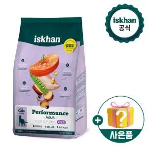 이즈칸 고양이사료 퍼포먼스 어덜트 6.5kg+그레이비 캔 80g 3개