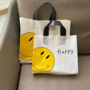 포장 쇼핑 선물 봉투 스마일 반투명봉투 쇼핑백