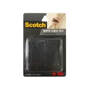 케이블타이 재사용 선정리 탈부착식 컴퓨터 TV 6p (WFHA3X7)