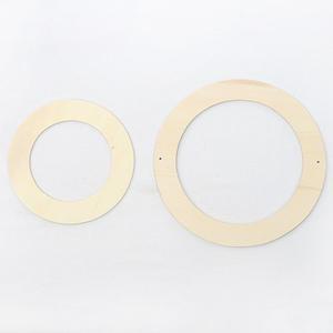 [펠트친구]나무리스틀 / 원형 우드 리스 틀 만들기 재료 크리스마스 드림캐쳐