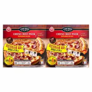 [오뚜기] 페퍼로니디럭스 치즈크러스트 피자 510g 2개