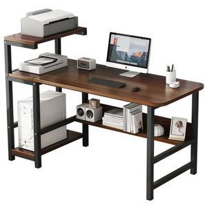 컴퓨터 프린트 책상 원룸 학생 블랙 왼쪽 3단 100cm 의자 코너책상 중학생 음악 본체