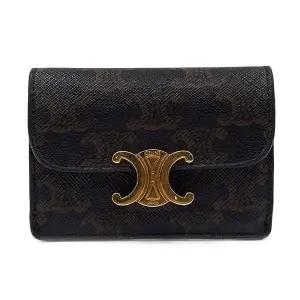 [중고명품] 셀린 트리오페 플랩 카드지갑 61925033