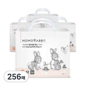 모모래빗 에코씽씽 베이비 아기 저자극기저귀 밴드형 아동공용 중형(M) 256매