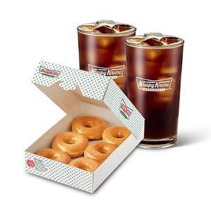 [크리스피크림도넛] [행복한 하루 되세요] 오리지널 하프더즌+아메리카노(M) 2잔