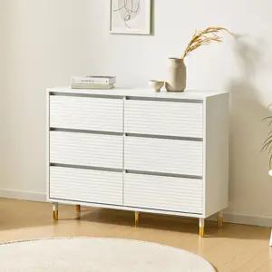 고급스러운 템바보드 3단서랍장 수납장 엔틱 예쁜