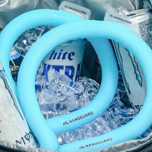 넥쿨러 쿨스카프 쿨링넥 점보 아이스링 블루