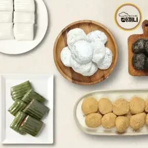 아끼니 떡 4종 1kg 골라담기 꿀떡 바람떡 절편