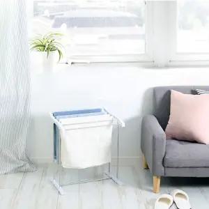 실내 미니 소형 빨래 건조대 1단 접이식 거치대 원룸 혼족 틈새 공간활용