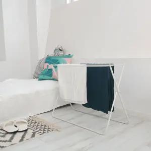 접이식 수건 건조대 L 거치대 원룸 혼족 베란다 틈새 공간활용 미니 빨래